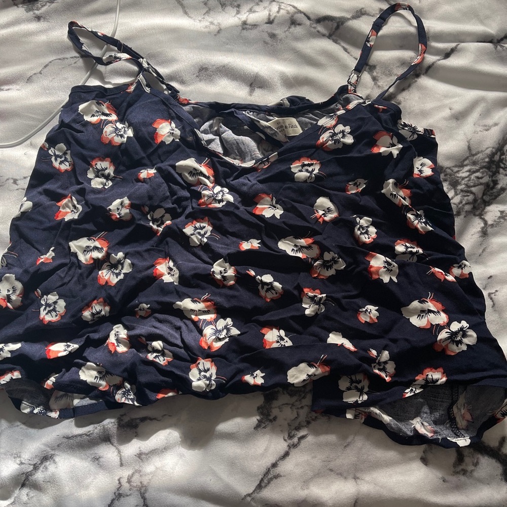 open back spaghetti strap crop top